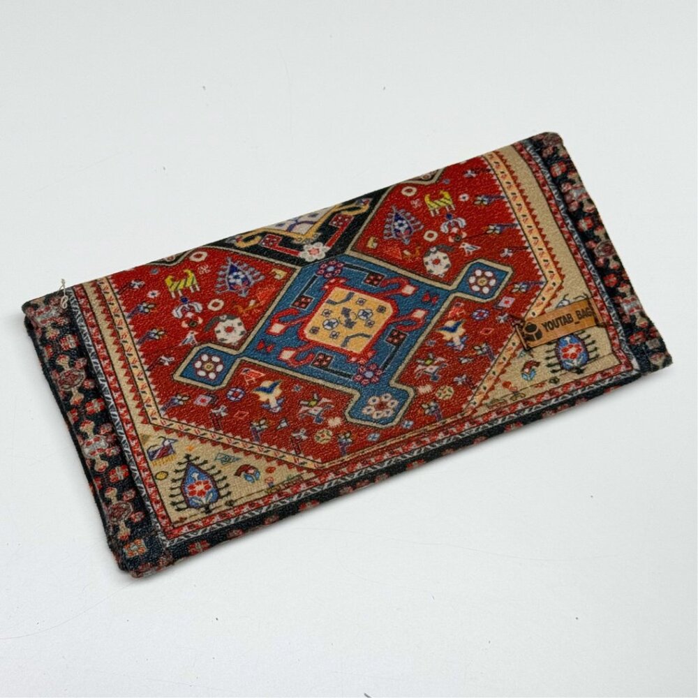 Youtab Persian Rug Pattern Wallet – Oriental Textile Wallet – One Size